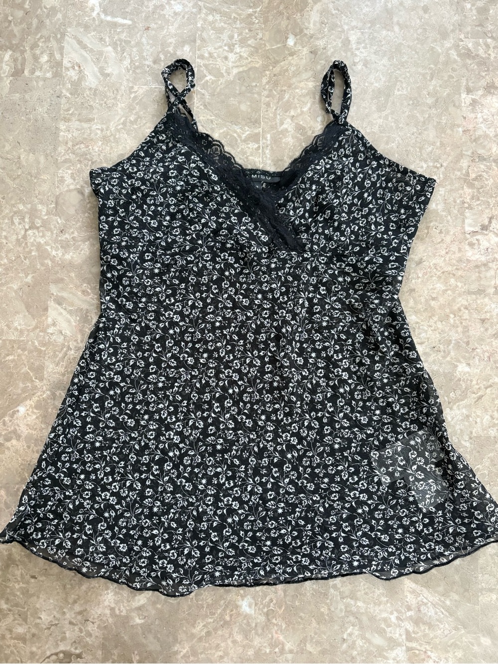vintage lace flower top